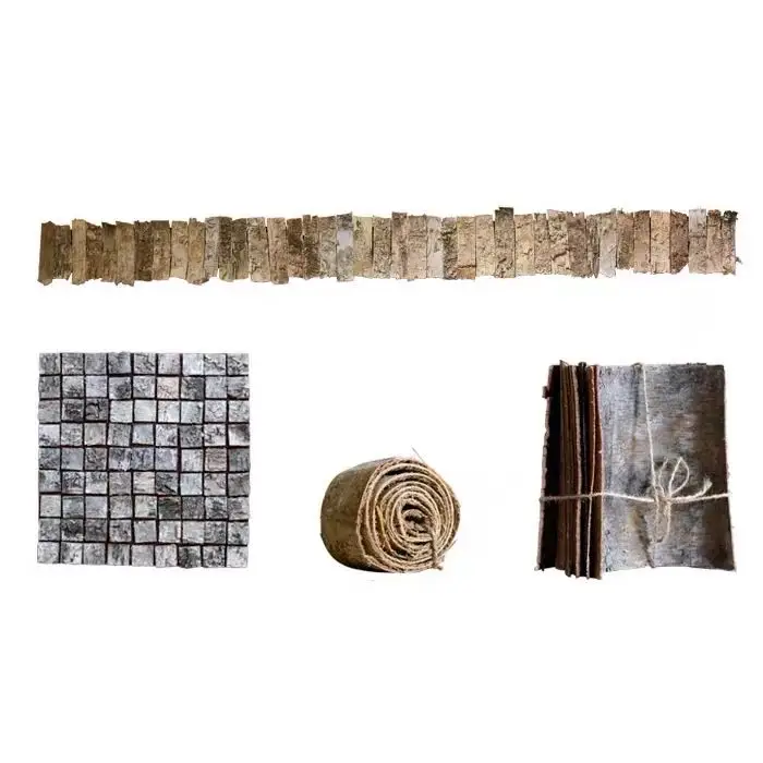 Органические природные бересты Мозаика DIY украшения реквизит для съемки