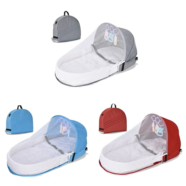 

New Fashion Multi-Function Foldable Portable Baby Bed Diaper Bag (Including Toys)