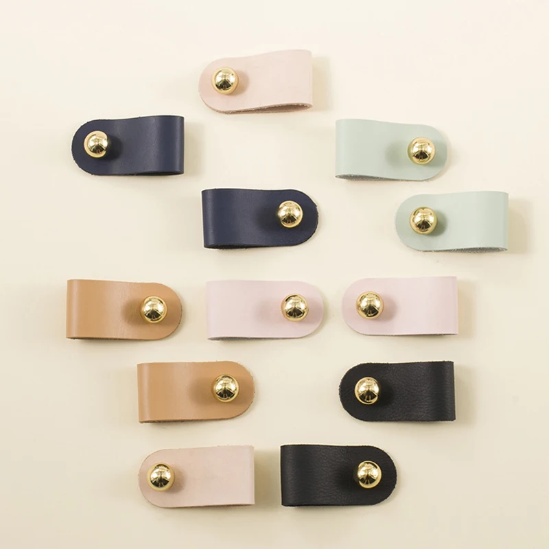 Высококачественные современные ручки для дверей шкафов кожаная ручка ящиков