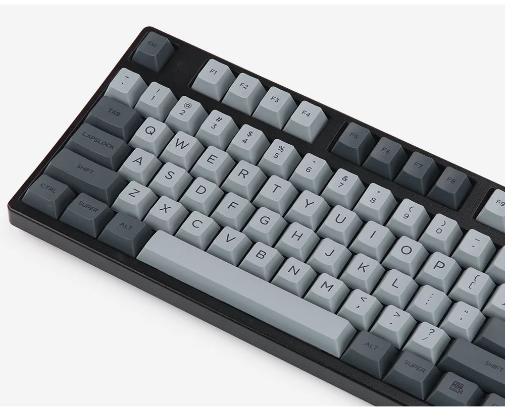 Цемент серый keycaps Вишневый профиль Dye-subbed145 ключи для Механическая клавиатура MX