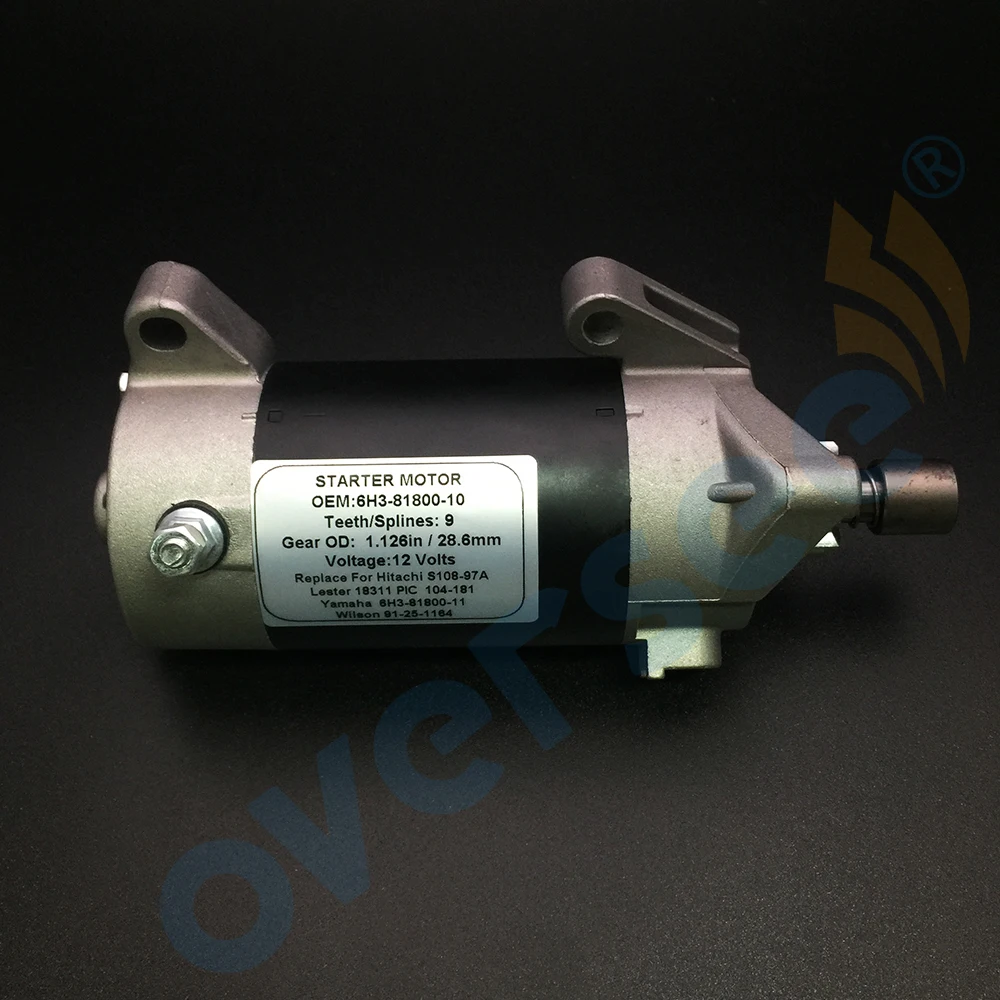 6H3-81800 запуска двигателя для Yamaha Parsun Hidea лодочный мотор 60HP 70HP 2-х тактный 6H3-81800-10