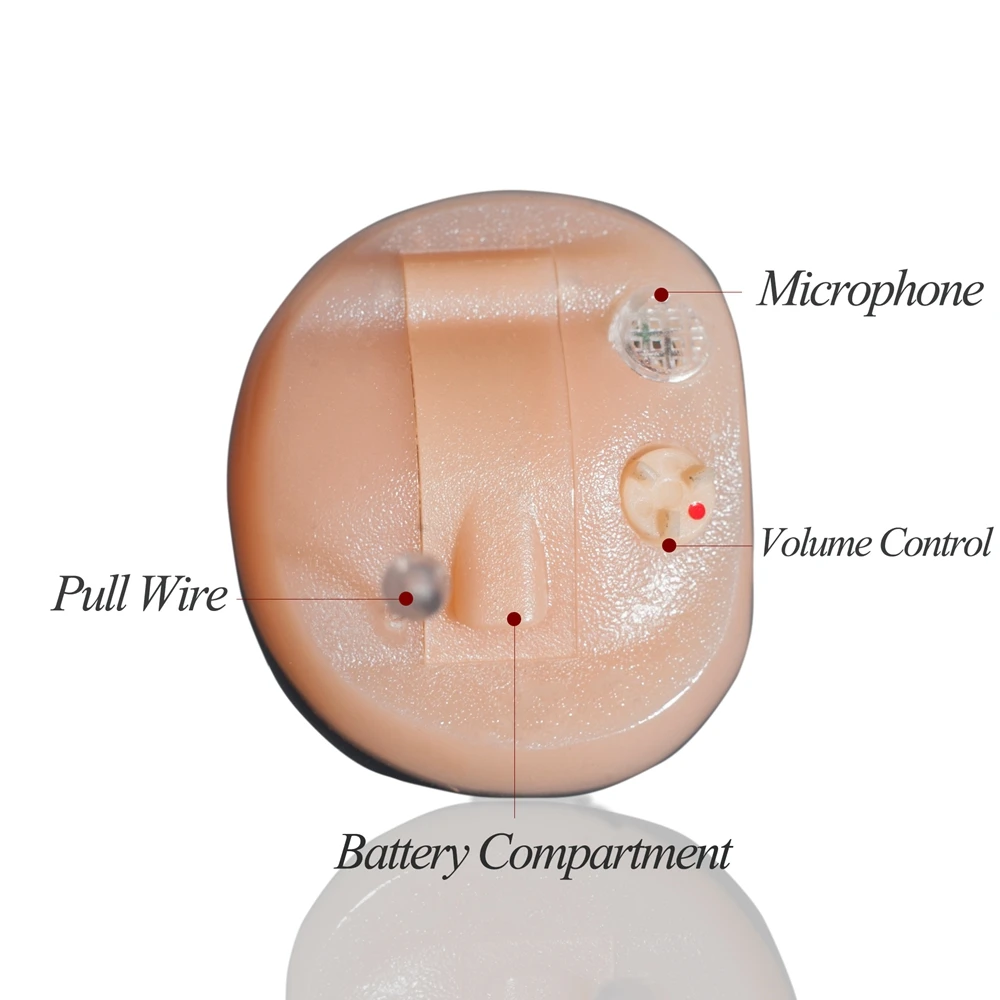 LW F01 слуховой аппарат с шумоподавлением Регулируемый регулятор громкости