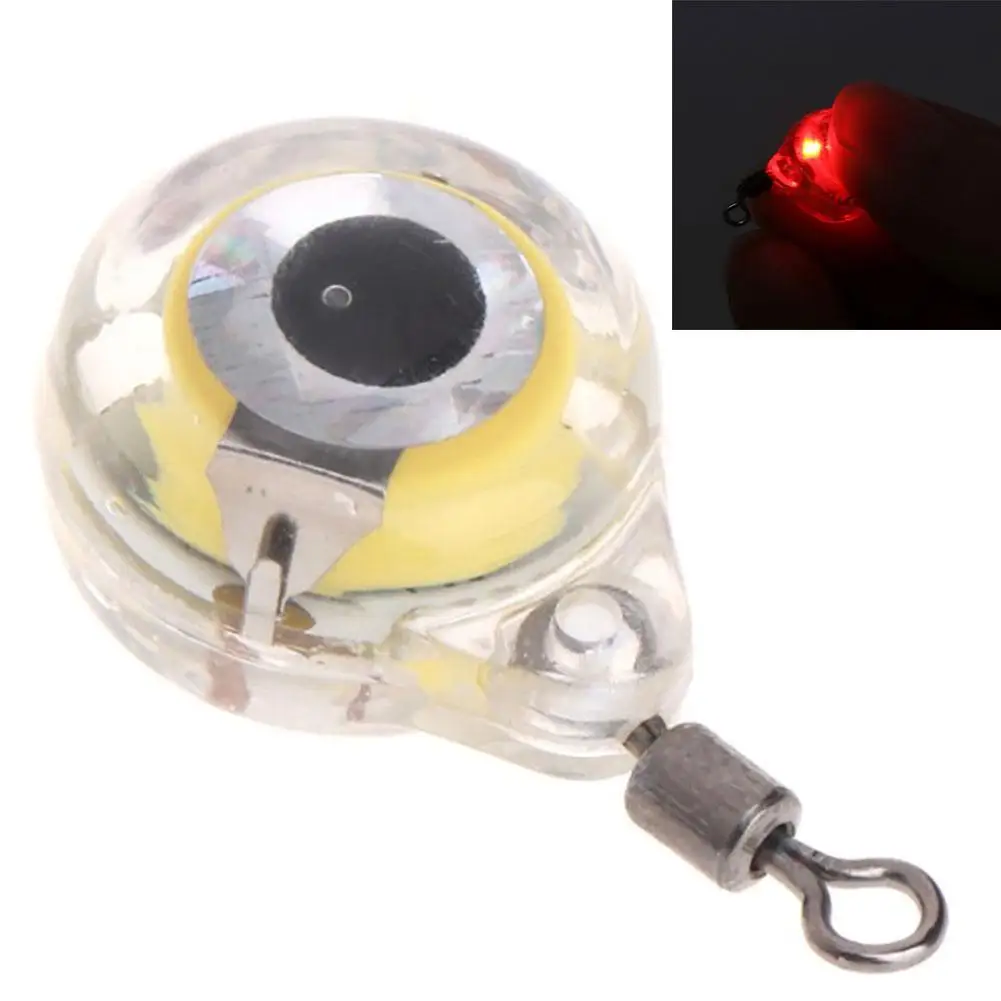 

Eye Shape Mini Fish Luring Night Fishing Bright LED Underwater Light Tackle Tool Fishing Lures