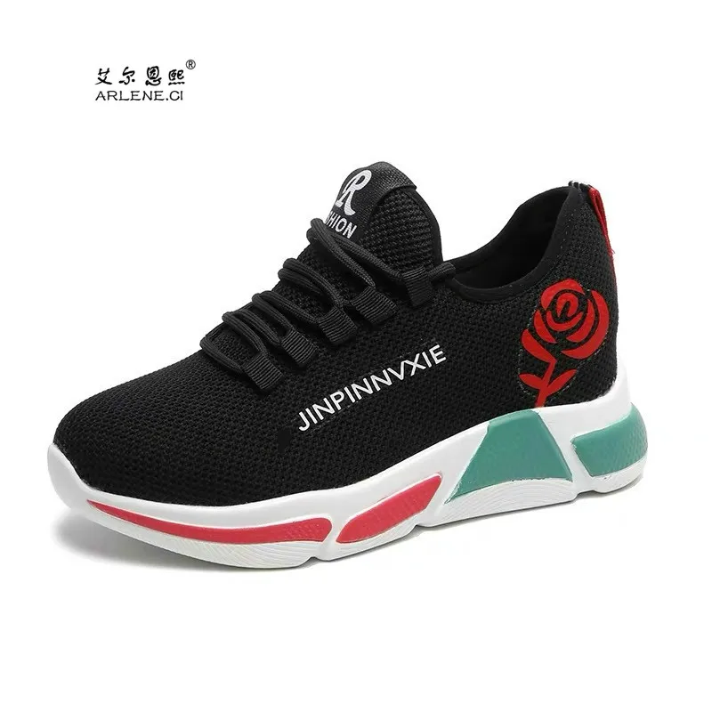 

Fashion Women'S Sneakers Women Sport Shoes Outdoor Lace-Up Platform Sneakers Air Mesh Breathable Walking Jogging Gym Trainers