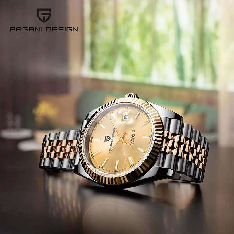 Мужские часы PAGANI дизайнерские брендовые Роскошные мужские NH35 механические