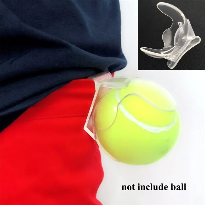 

1Pc Professional Tennis Ball Clip Tennis Ball Holder Waist Clip Transparent Holds Training Equipment Tennis Ball Accessories