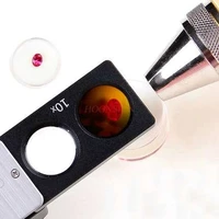 instrument experimental color filter magnifier 80 times portable multiplier square identification jade jade clear times