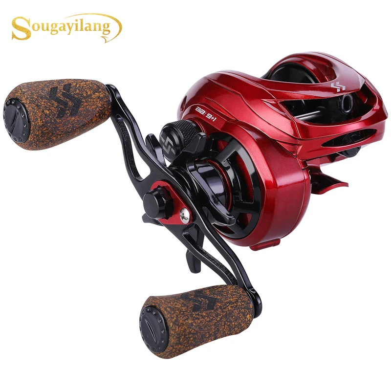 Sougayilang Рыболовная катушка с двойной тормозной системой 8 кг Max Drag 9 + 1 BBs :1