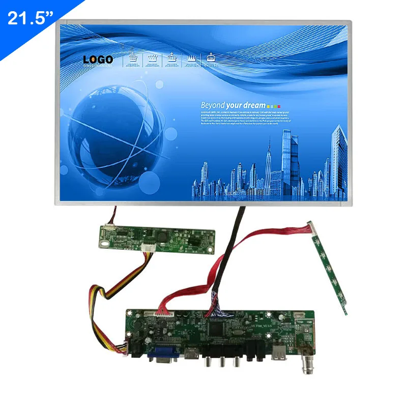 ЖК-дисплей для поделок 21 5 дюйма LVDS 30 контактов светодиодный экран дисплей с