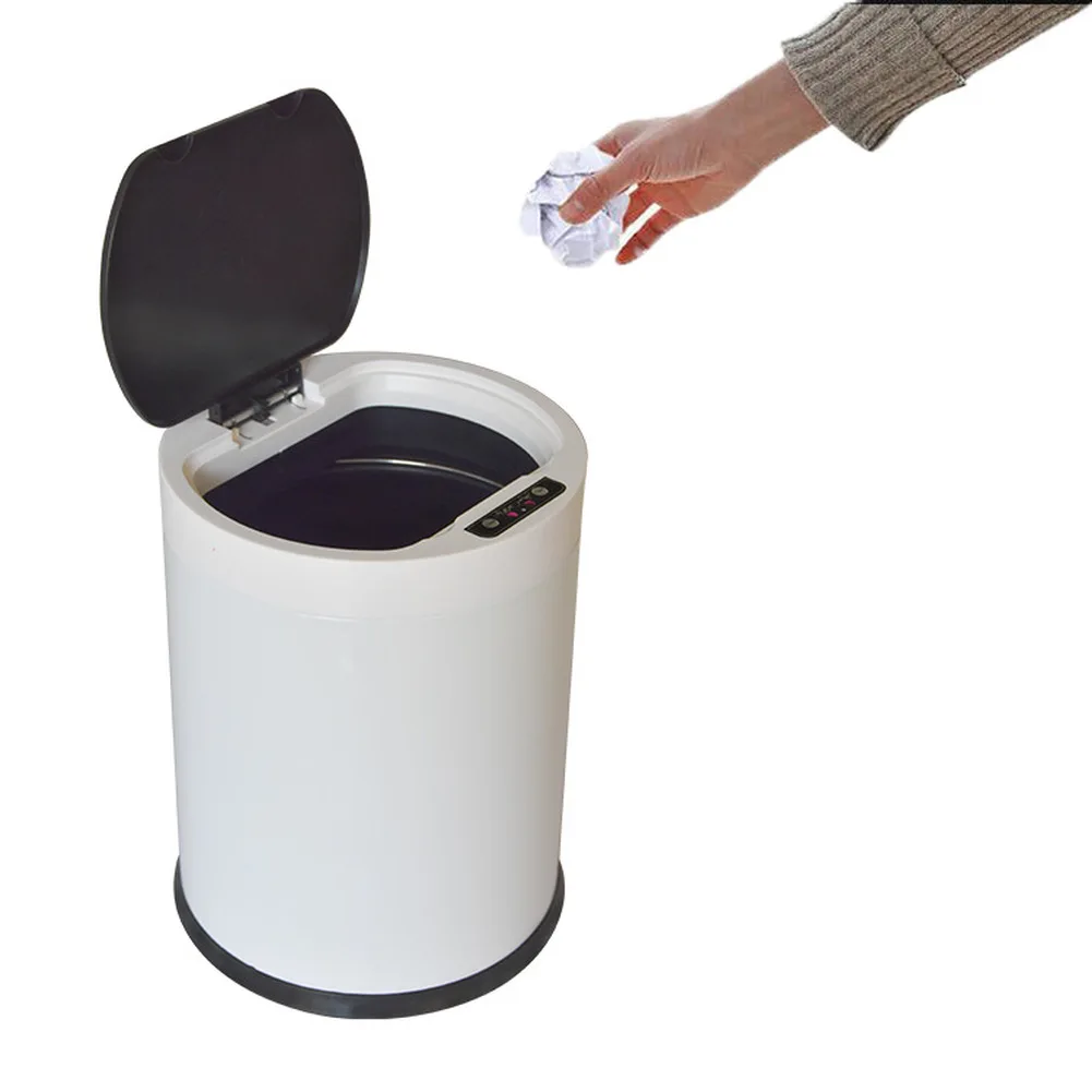 

12L Intelligent Trash Can Automatic Sensor Dustbin Smart Sensor Electric Waste Bin Home Rubbish Can For Kitchen Bathroom Garbage