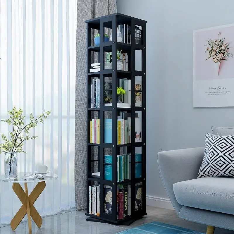 Детская книжная полка Dekoration Vitrina мебель потертая деревянная вращающаяся стойка