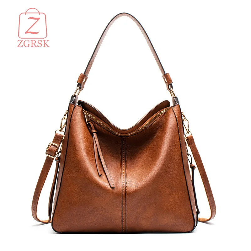 

High Quality PU Leather Hobos Women Shoulder Bags Luxury Large Capacity Ladies Crossbody Bags Fashion 2 Pcs/Set Female Handbags