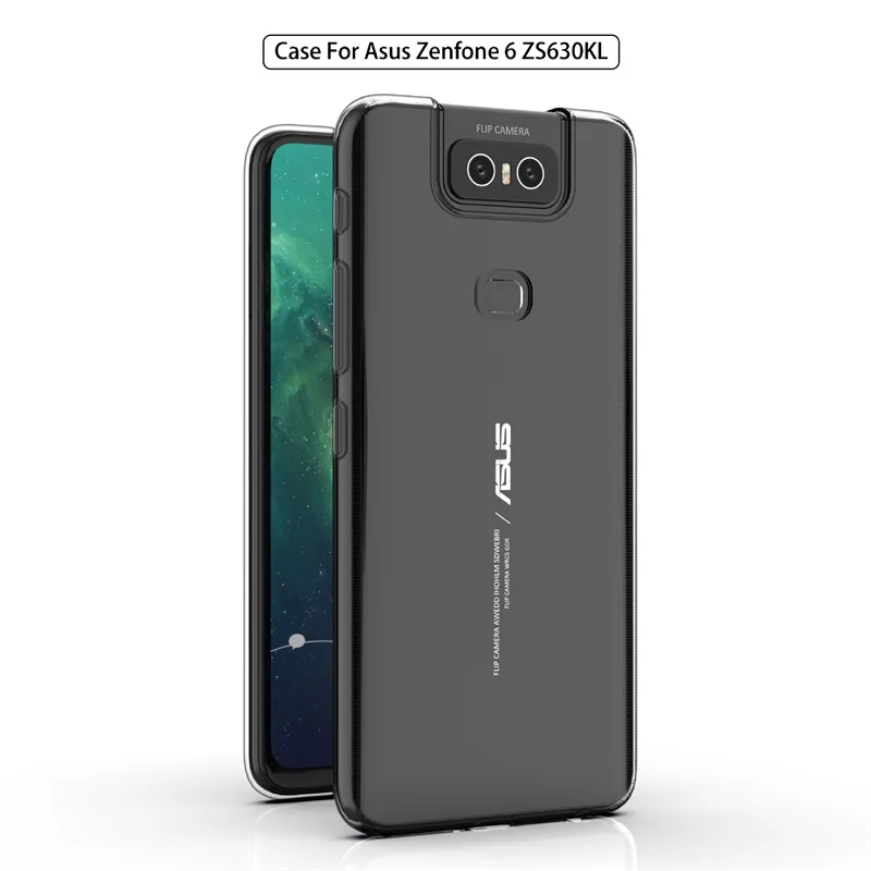Для Asus Zenfone 6 6z 2019 ZS630KL 4 дюйма тонкий кристально чистый прозрачный мягкий чехол из