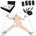БДСМ бондаж набор под кроватью эротические ограничители наручники лодыжки прикольные наручники секс-игрушки для женщин пар интимные аксессуары