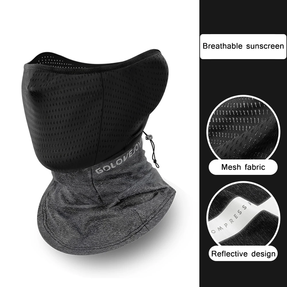

1Pcs Fashion Quick-Drying Ice Silk Headgear Mask, Outdoor Riding Face Mask UV Protection Sunscreen Breathable Headwear
