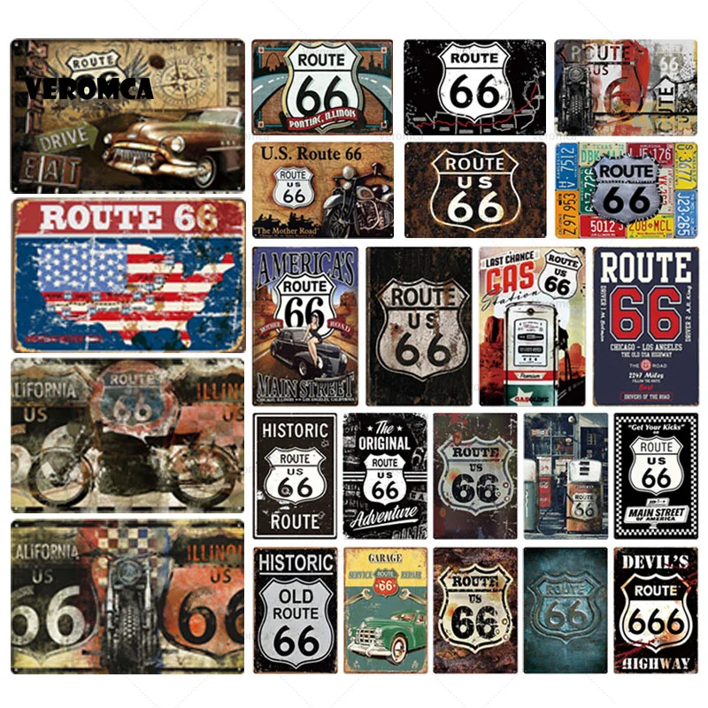 

Горячая Распродажа 66 номерной знак Магазин Бар настенное украшение жестяной знак винтажный металлический знак домашний декор живопись таб...