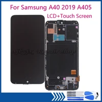 5 9 inch amoled lcd for samsung a40 2019 a405 lcd display touch screen digitizer assembly for samsung a405fmds lcd repair kit