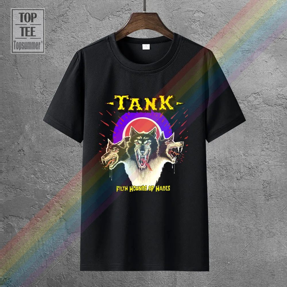 Чехол-футболка для альбома Tank Filth Hounds Of Hades 1982 Cerberus | Мужская одежда