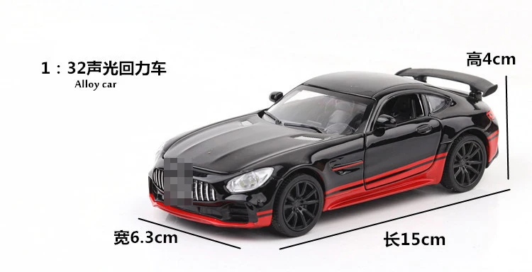 Масштаб 1:32 AMG Сплав Вытяните назад литая под давлением металлическая модель автомобиля мини авто со звуком светильник игрушки для детей горячие подарки на Рождество колеса