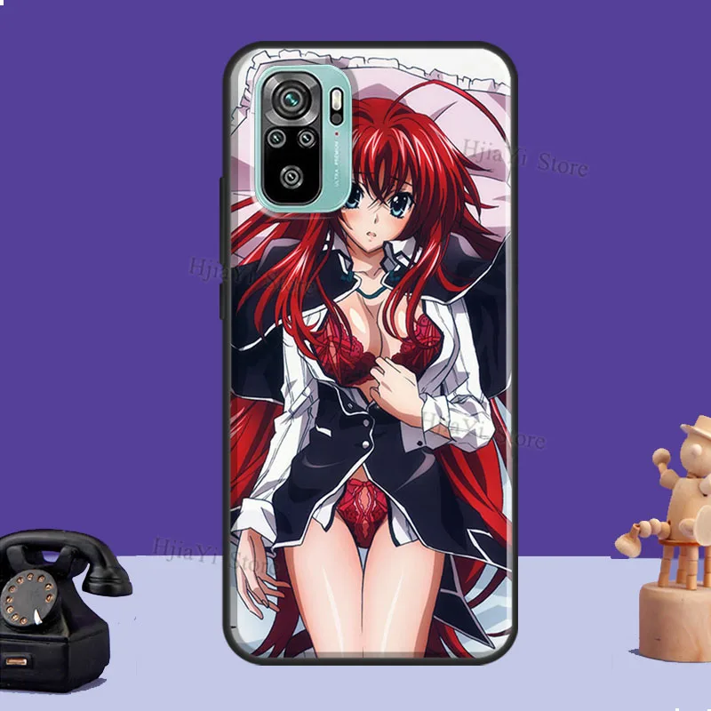 Чехол-накладка Rias Gremory DxD для Xiaomi Redmi Note 9/7/8/10 Pro/9S/10S/8T/9A/9C/9T/7A/8A/K40 | Мобильные телефоны