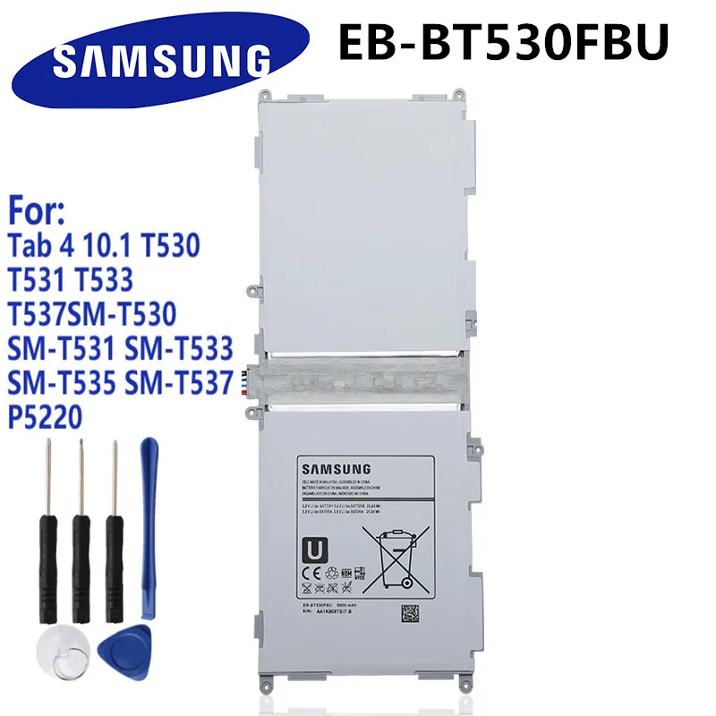 Новый планшет батарея для Samsung GALAXY Tab 4 10 1 &quotSM T530 SM T531 T533 T535 T537 P5220 EB BT530FBC