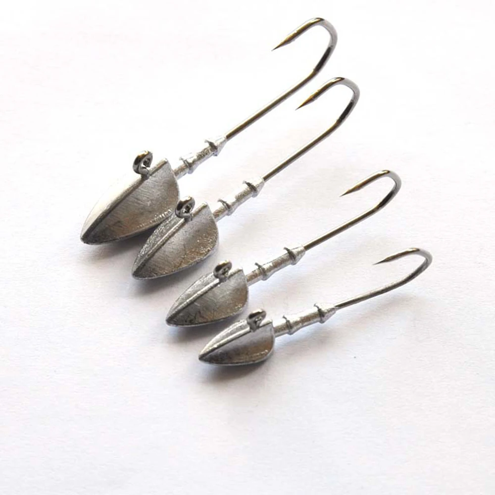 6 шт./лот головка рыболовных крючков 3.5g 5g 7g 10g 14g 21 гр приманка Jig Head крюк
