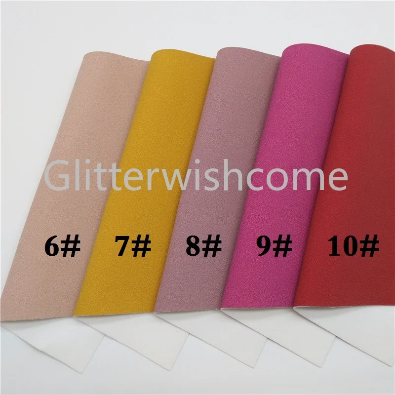 Glitterwishcome 21X29 см A4 размер винил для бантов замша кожа ткань, синтетическая кожа, искусственная кожа листы для бантов, GM559A