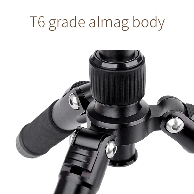 

XILETU FM5S-MINI Lightweight Alluminum Tripod Tabletop Mini Travel Stand Tripod with 360 Degree Ball Head For Digital Camera