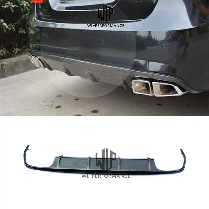 Высококачественный углеволоконный задний диффузор для губ W212 Стайлинг