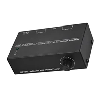 audiophile mm phono preamp preamplifier with level controls rca input output interfaces ultra low noise audio performance