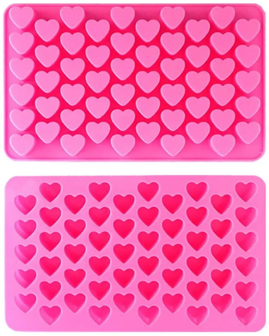 

Chocolate Silicone Mold Tray Gummy Valentine's Day Supplies Love Heart Candy Fondant Tools Homemade Non-Stick Baking Moulds