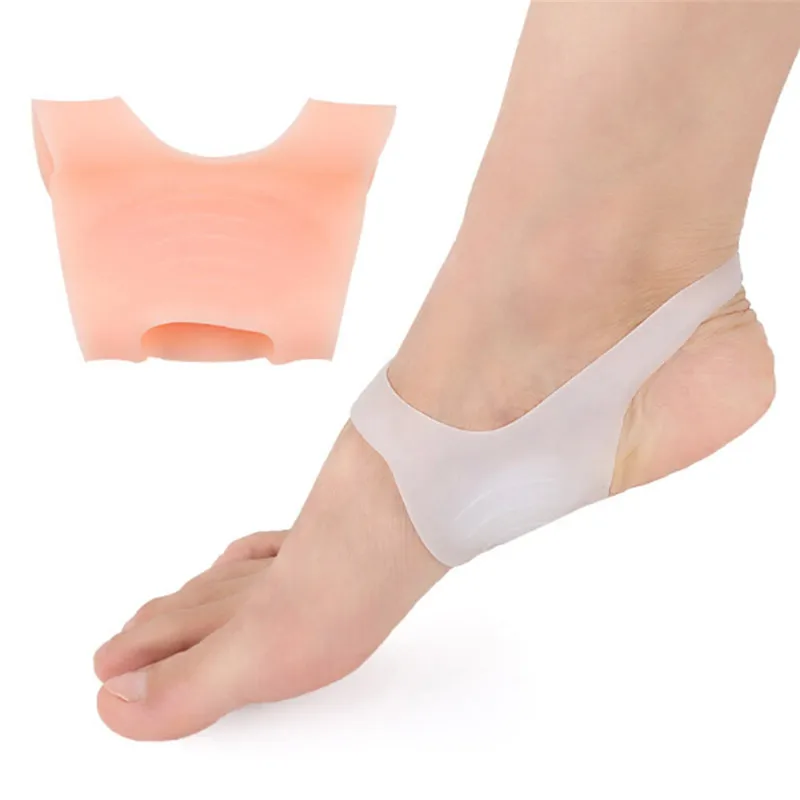 

1Pair 2Colors Woman Foot Heel Pad Soft Pad Soft Insole Soft Heel Cushions Inserts For Shoes
