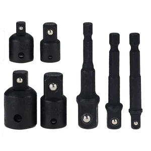 Набор торцевых адаптеров для дрели, 7 шт., 14 дюйма, 38 дюйма, 12 дюйма