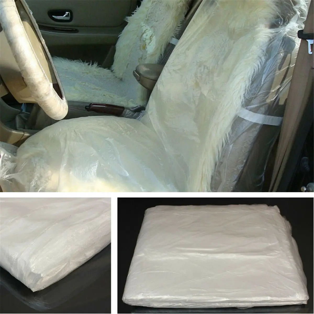 

1 шт., одноразовые пластиковые защитные чехлы для автомобильных грузовиков