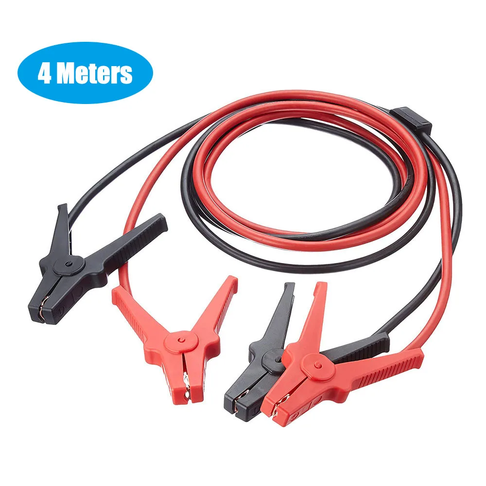 

2Pcs 1000A 25㎡ 4M Jumper Cables Car Power Booster Emergency Charge Battery Cable Car Battery Jumper Booster Line Copper Wire