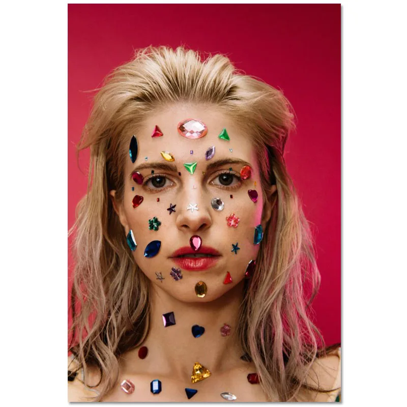 

Singer Hayley Williams Poster Home Decoration Fashion Silk Canvas Fabric Wall Custom Poster Print More Size 27x40cm,30x45cm