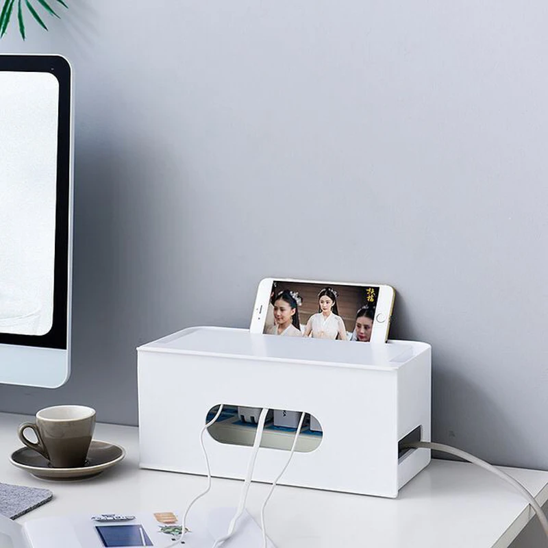 Ящик для хранения кабеля сетевой органайзер сетевых кабелей Органайзер с