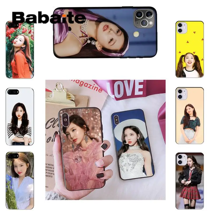 

Babaite TWICE Nayeon Coque Shell Phone Case For iPhone 8 7 6 6S Plus X XS MAX 5 5S SE XR 11 11pro promax 12 12Pro Promax