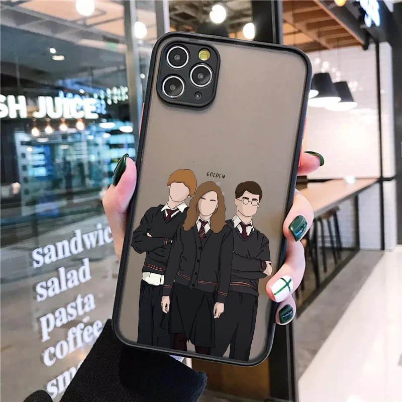 

Remazy Fashion TV Draco Malfoy Clear Phone Case For iPhone 12 11 Pro XS MAX SE 20 7 XR X 8 6Plus Shockproof Soft hard PC Cover