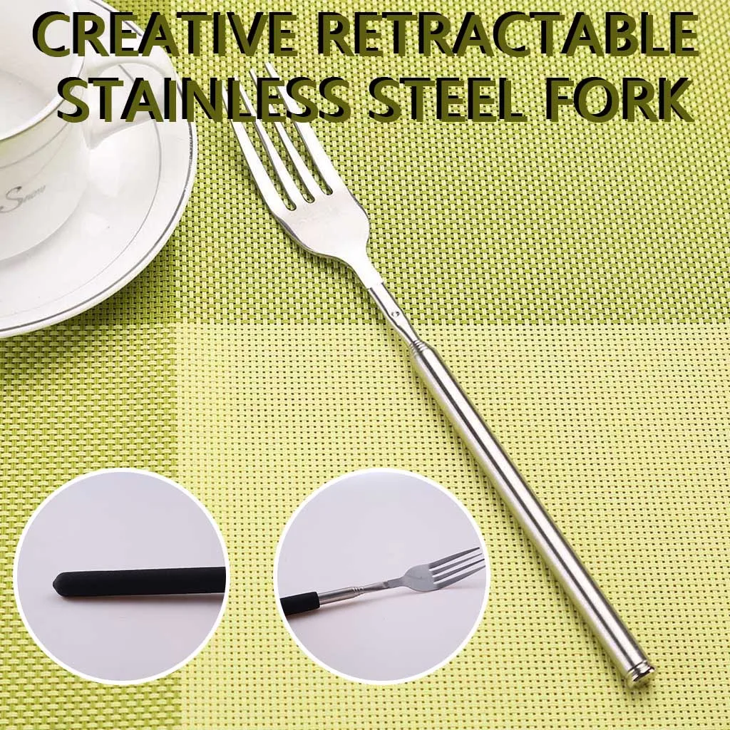 Удлиненная забавная вилка 23 5 70 см телескопический Freeloader трюк Шуточный