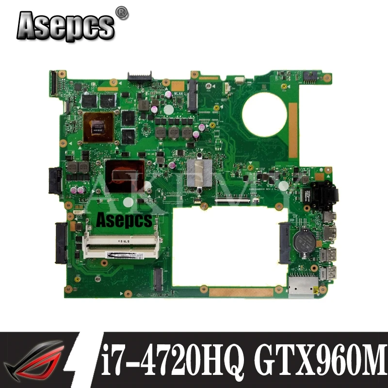 Материнская плата Asepcs G771JW с i7 4720HQ GTX950M/GTX960M для For Asus ROG G771JM G771JK G771J G771 материнская