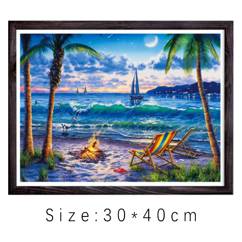 

5D Diamond Painting Full Diamonds DIY Resin Mosaic Landscape Flower Animal Decorative Mural Picture Rhinestone Home Decor Gift