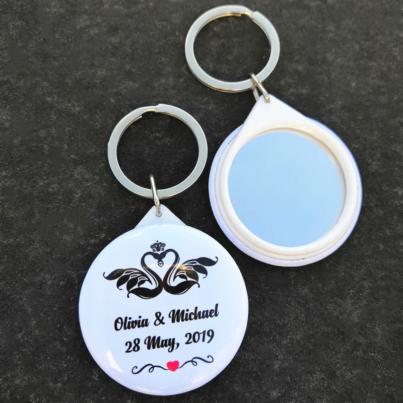 50 шт. открывалка для бутылок с индивидуальным именем и датой брелок ключей