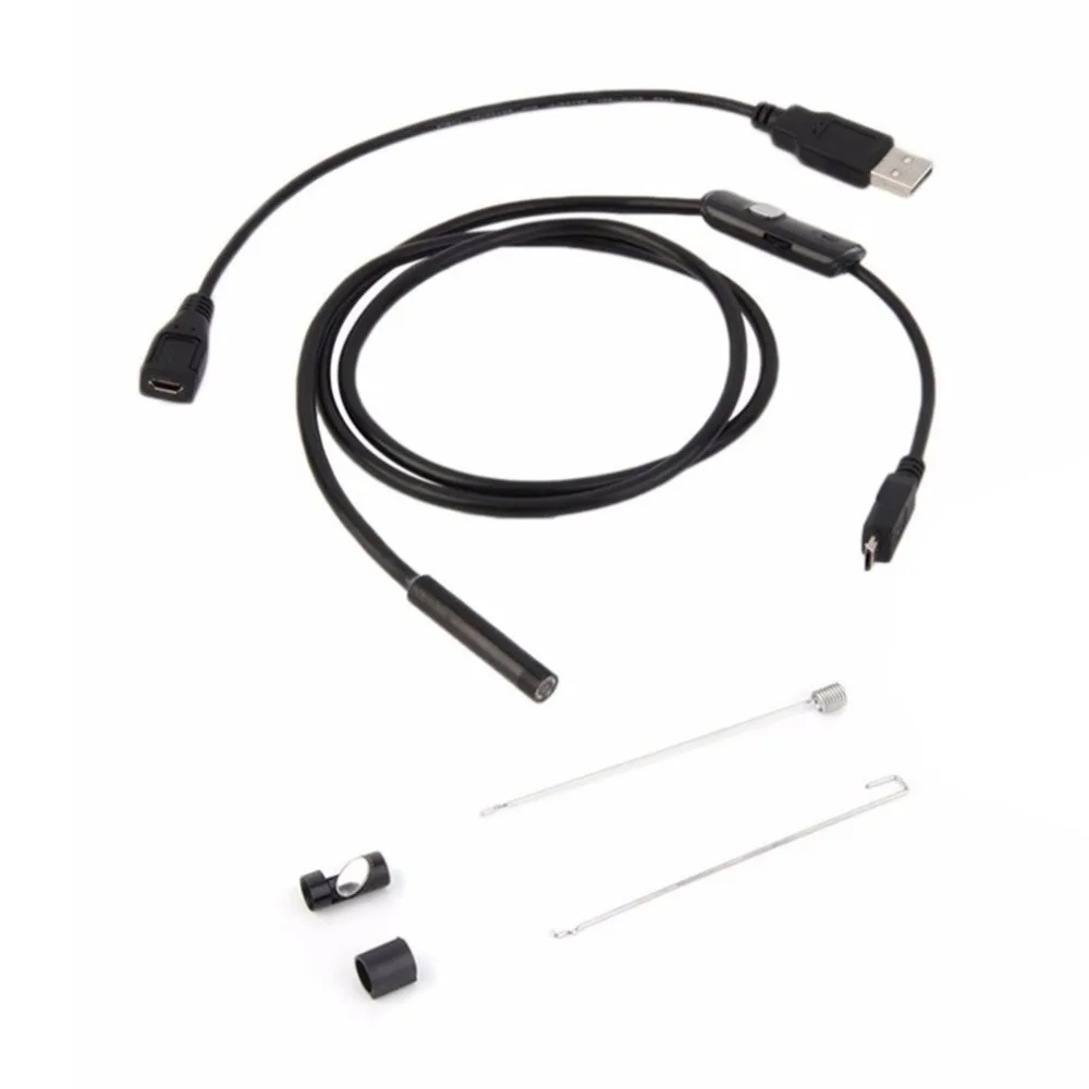 New For Android iPhone WIFI Ear Endoscope Waterproof Borescope Inspection Camera 8 LED a long effective focal length | Красота и