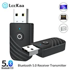 LccKaa USB Bluetooth 5,0 адаптер 3 в 1 аудио приемник передатчик 3,5 мм AUX Стерео адаптер для ТВ ПК компьютера автомобильные аксессуары