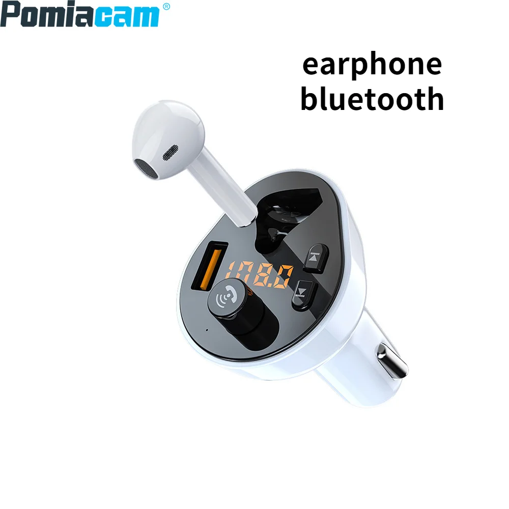 

Player wireless hands-free car kit receiver adapter with QC 3.0 USB mobile phone charger G57 bluetooth car FM transmitter MP3