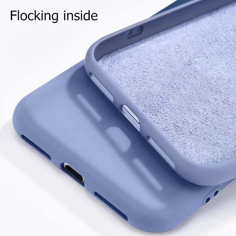 Чехол для Xiaomi Redmi Note 8 Pro роскошный Ультратонкий мягкий чехол-накладка из жидкого