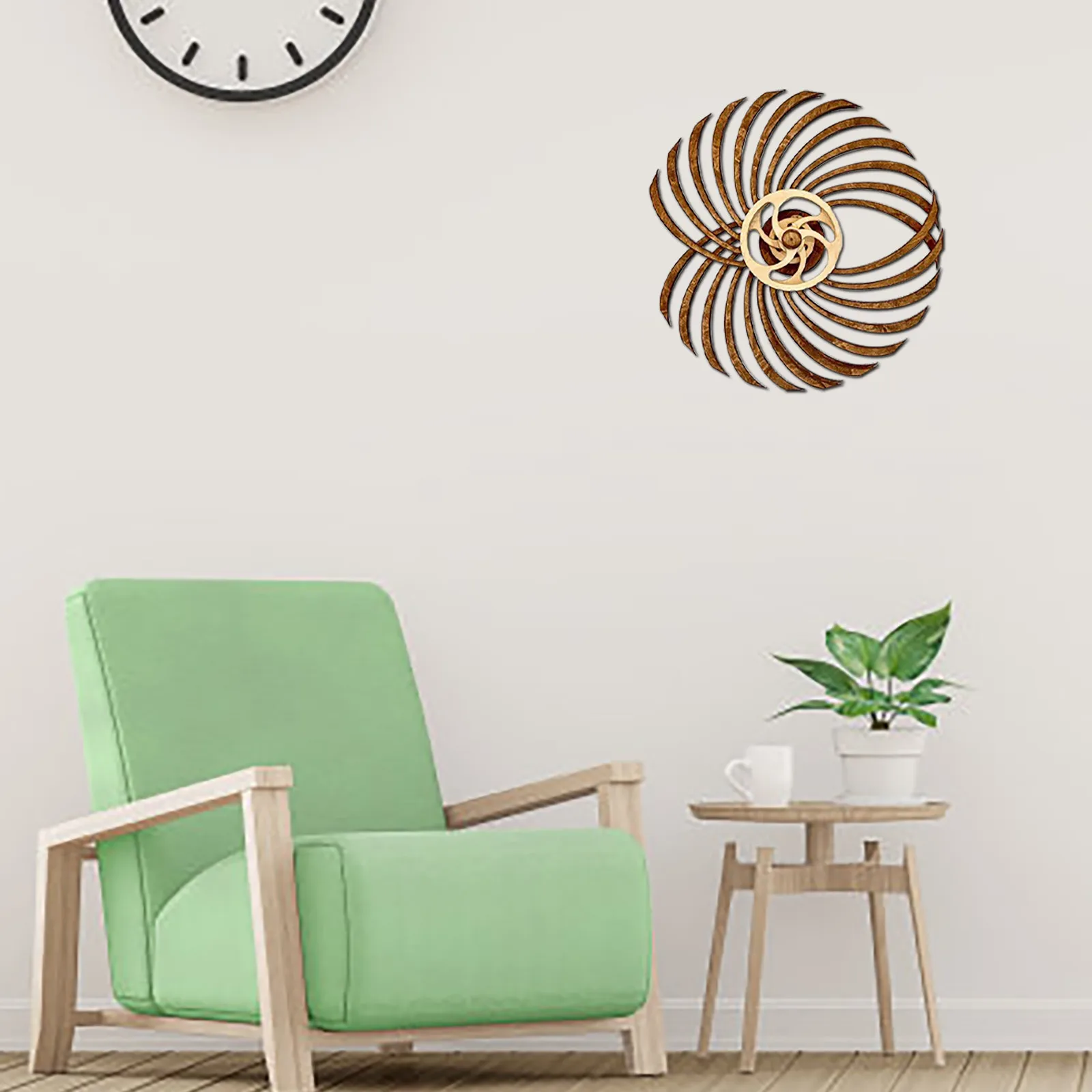 Кинетическая скульптура декоративное украшение для стен деревянная вращающаяся