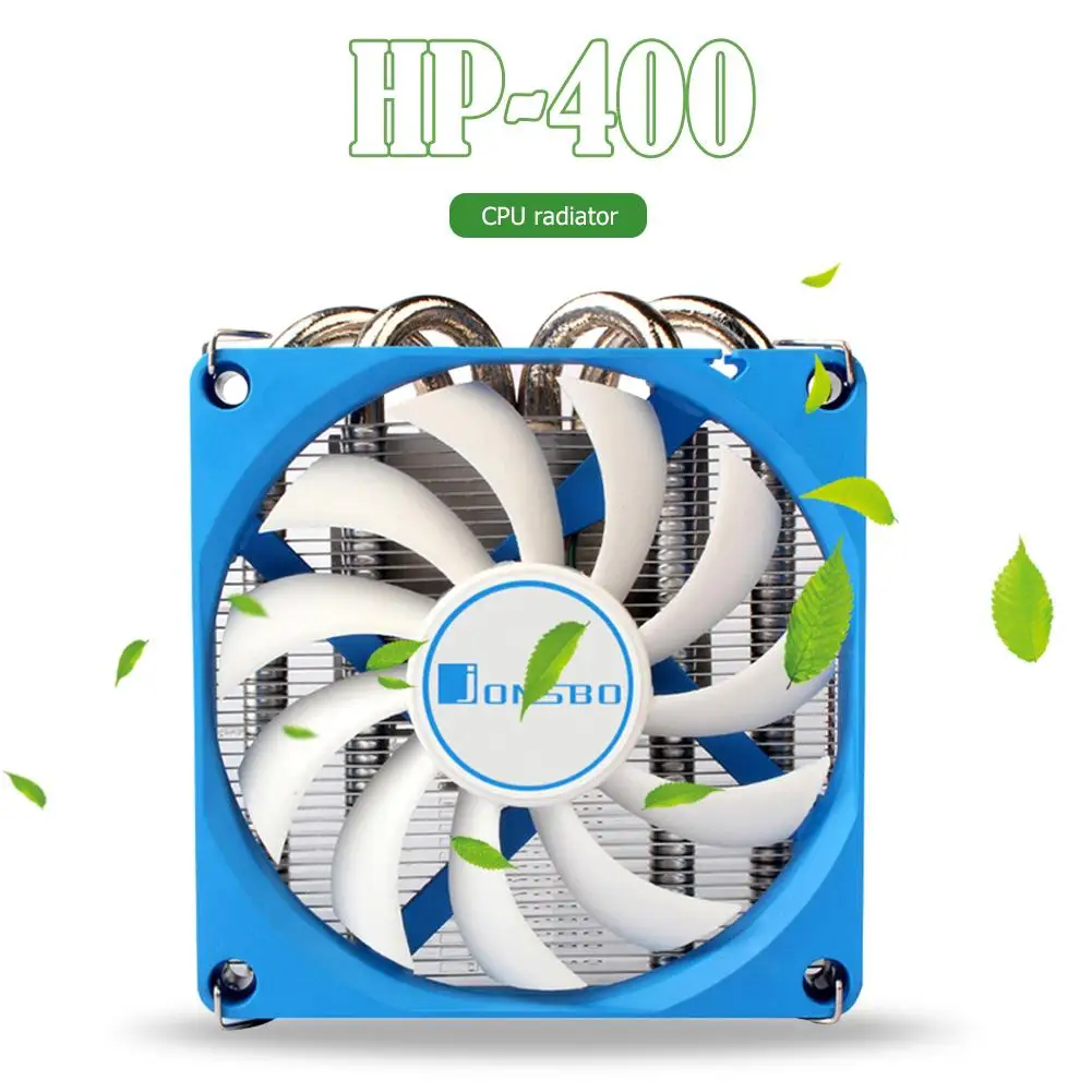 Кулер Jonsbo для процессора HP-400 4 тепловых трубки радиатор HTPC чехол ультратонкий Intel
