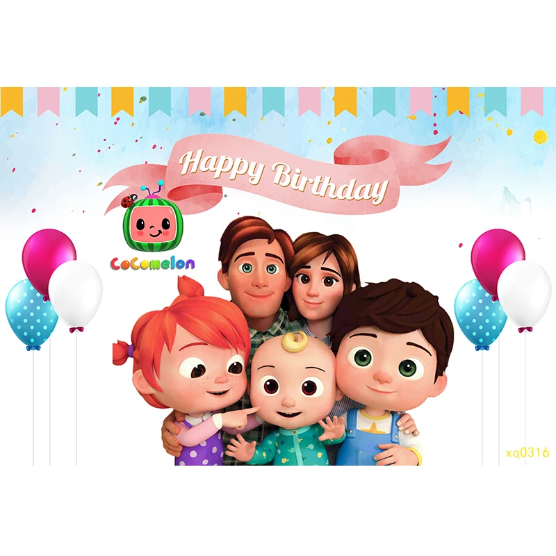 Sensfun Cocomelon Семья вечерние художественный фото фон для студийной фотосъемки с